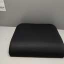 YOUFI Extra Thick Large Seat Cushion -19 X 17.5 X 4 Inch Gel Memory Foam Cushion with Carry Handle Non Slip Bottom - Pain Relief Coccyx Cushion for Wheelchair Office Chair (Black (1PACK))