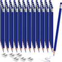 120 PCS Dark Blue Pencils Bulk with Eraser, Pre-Sharpened HB Pencils for Writing & Drawing, School Supplies for Kids Homework, Tests, Art Crafts & Teacher Grading(Dark Blue)