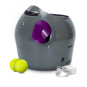 PetSafe Automatic Dog Ball Launcher, Interactive Automatic Ball Launcher for Dogs, Equipped with Motion Sensor, Adjustable Launch Distance, Safe for Indoor and Outdoor Play, Tennis Balls Included