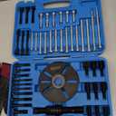 59 Pcs Harmonic Balancer Puller Removal & Installation Tool Kit, Flywheel Remover, Crankshaft Pulley Removal Steering Wheel Pulling Set, Compatible with Buick Regal, Lacrosse GL8, Firstland, etc.