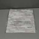 STICKGOO Thicker Design Peel and Stick Tile Backsplash, 12"12"Stick on Backsplash for Kitchen, Self Adhesive Tile for Kitchen Backsplash and Bathroom(Sample Sheet) (Beige & White)