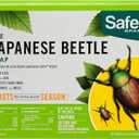 Safer Brand Japanese Beetle Trap with Attractant - 70102 - Includes 1 Trap, 1 Lure, and 2 Jumbo Bags - Japanese Beetle Traps Outdoor