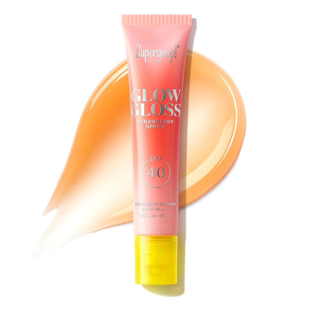 Supergoop! Glow Gloss SPF 40 Lip Balm - Broad Spectrum Protection with a Non-Sticky, High-Shine Finish