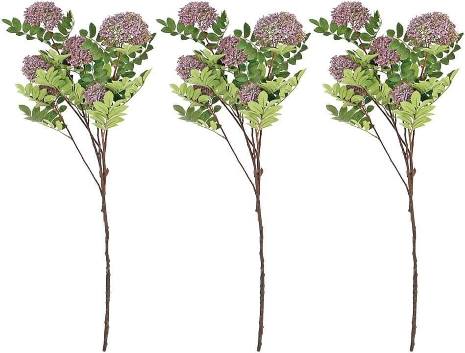 Purple Sedum Artificial Flower Stem
 (8 PC)