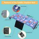 Little Traveler Toddler Airplane Bed & Seat Extender Cozy & Easy Setup Airplane Bed for Kids, Ages 1-4