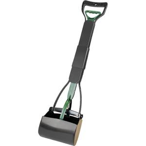 Dog Pooper Scooper for Large Medium & Small Dogs Heavy Duty,Long Handled Dog Poop Scooper for Grass,Durable Dog Poop Pick Up Tool (Dark Green)