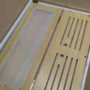 24" Wooden Hamster Cage, Chewproof Gerbil Cages and Habitats, Openable Top Roof Window with Silencing Pad, Guinea Pig Cage for Small Animals, Dwarf and Syrian Hamster, 24 x 16 x 16 Inches