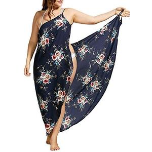 Fadalo Plus Size Spaghetti Strap Cover Up Beach Backless Wrap Long Dress Medium Fadalo Plus Size Spaghetti Strap Cover Up Beach Backless Wrap Long Dress Medium