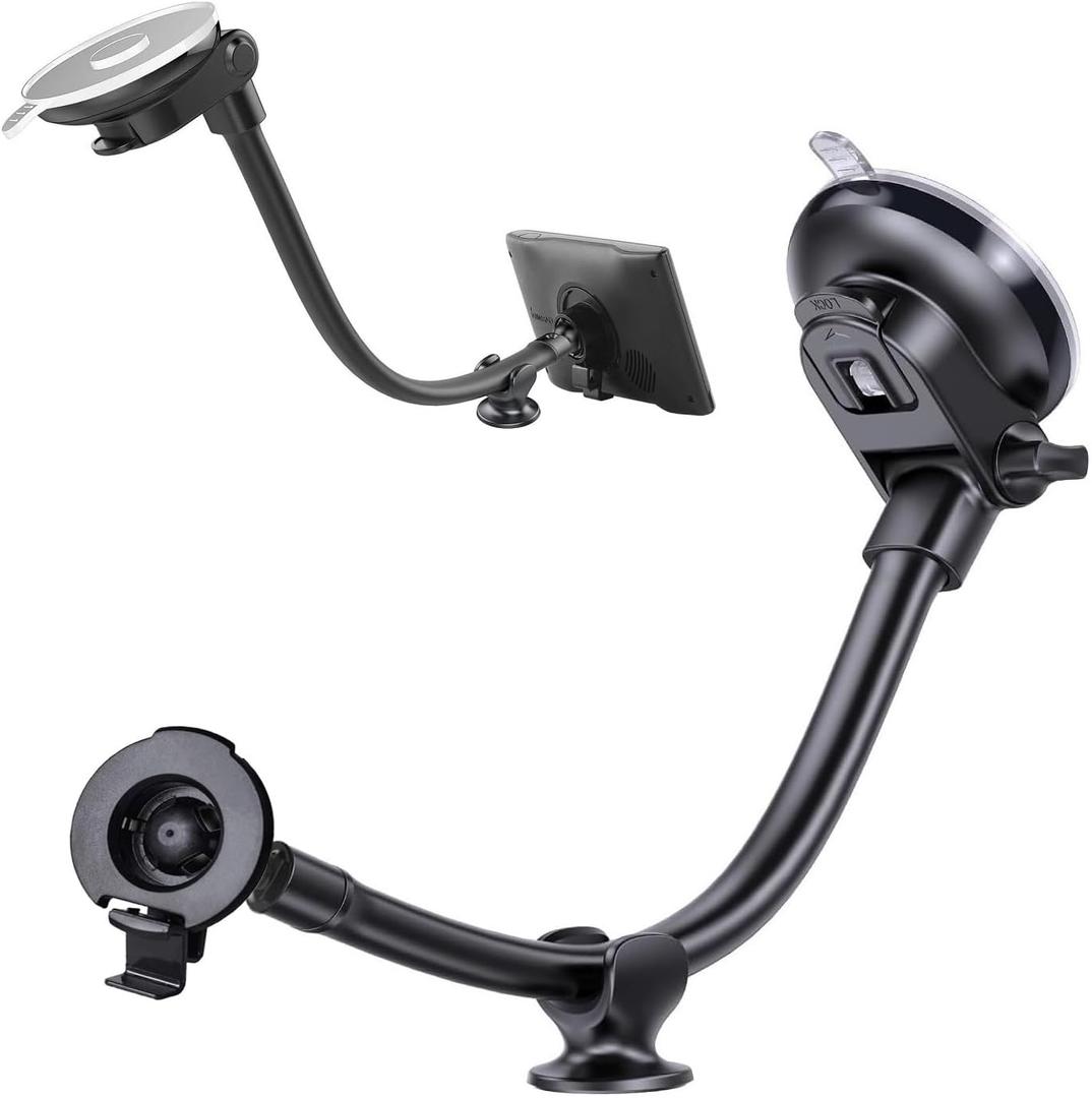 GPS Vehicle Mount for Garmin Nuvi Series,Automobile Windshield Dashboard Suction Cup GPS Holder Cradle for Garmin Nuvi Drive OTR 500 610 51 52 54 55 56 57 58 60 61 62 65 66 67 68 LM/LMT GPS (1)