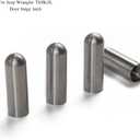 Voodonala for Jeep 07-25 Door Hinge Pin Bolts Guides Liners Stainless Steel Antidust Rushproof Kits for Jeep Wrangler JK JKU JL JLU Sports Sahara Freedom Rubicon Unlimited & Gladiator JT 2/4-Door,8pcs