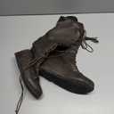 Men's Renaissance Boots Medieval Cosplay Boots Halloween Vintage Stage Pirate Viking Tied Shoes (7.5, Coffee)
