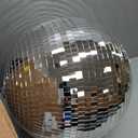 16 Inch Disco Ball Mirror Ball Hanging Ornament for Party Decoration DJ Club Stage Bar Wedding, Silver
