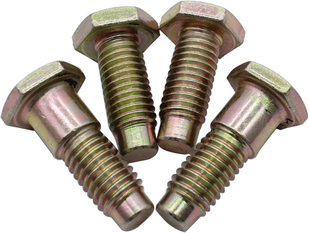 4PCS 64-81 Front Seat Belt Floor Pan Mounting Attachment Bolts Bow Tie Head Hardtop