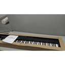 88 Key Digital Piano Keyboard for Beginners,Full Size Electric Piano Semi-Weighted Keyboard with Sheet Music Stand,Pedal,Headphone,Power Adapter,USB-MIDI Compatibility,Wood Grain Black