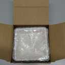 Qinyoung 2 Pcs Easter Candy Bowls Ceramic Easter Bunny Candy Dish Set for Holiday Treats Bunny Kiss Square Bowls for Table Decoration Home Office Decoration