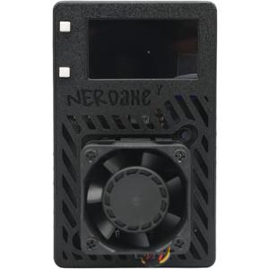New Bitaxe Gamma 601 1.2TH/s with 1.9-inch Screen BM1370 Asic chip, 2.4G WiFi/Hotspot BTC Solo Miner, Crypto Mining Machine Home BTC Mining Machine with Power Supply (Black)