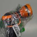 Giraffe Tools Garden Hose 25FT Lightweight Lay Flat Water Hose Kink Free Flexible Hose with 9 Spray Function NozzleBlack