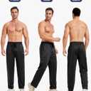 lomsoe 5 Pack Mens Sweatpants Open Bottom Joggers for Men with Zip Pockets Loose Fit Mesh Athletic Pants for Running,Casual (M)