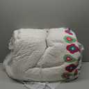 Levtex Home - Mirage Quilt Set - King/Cal King Quilt + Two King Pillow Shams - Medallion - Teal Orange Red Green Yellow - Quilt (106x92in.) and Pillow Shams (36x20in.) - Reversible - Cotton Fabric (Orange, White, Blue Multi)