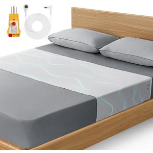 Grounding Sheets, Grounding Mat for Bed Earth Grounded Sheet Pad 10% Silver Fiber+90% Organic Cotton, for Queen, King and All Mattress Sizes, with Outlet Tester & Cord 104"*24" (White) Grounding Sheets, Grounding Mat for Bed Earth Grounded Sheet Pad 10% Silver Fiber+90% Organic Cotton, for Queen, King and All Mattress Sizes, with Outlet Tester & Cord 104"*24" (White)