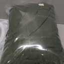 Bedsure Linen Sheets - Queen Sheet Set, Blend from Linen Cotton Bedsheets, Breathable, Durable and Anti-Pilling Sheets Queen Size Bed Set Up to 16 Inches, 4 Pieces, Olive Green