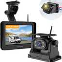 Voonoa Solar Magnetic Wireless Camera With 5 In Monitor