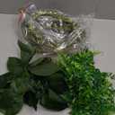 Hamiledyi Reptile Plants Bendable Jungle Climbing Vine Terrarium Branch Flexible Plastic Leaves Hanging Pet Habitat Decoration for Bearded Dragon Lizard Gecko Frog Snake Tank Accessories Decor (3 PCS - Style 1)