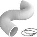 Flexible 4 Inch x 26Ft Dryer Vent Hose,Heavy Duty Aluminum Insulated Air Duct Tube for Exhaust, HVAC Ventilation, Grow Tent and Fan Filter