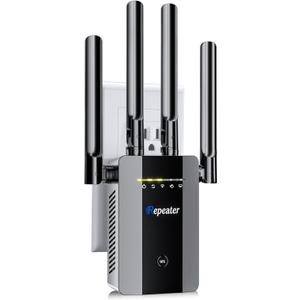 2026 New WiFi Extender Signal Booster for Home, 15715sq.ft Long Range WiFi Repeater Wireless Routers Signal Amplifier, Mesh WiFi 15X Faster Access Point with Ethernet Port, Easy Setup, 5 Working Mode