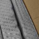 MLILY Tri-Fold Memory Foam Topper, 4 inch Twin XL Folding Mattress Topper with Collapsible and Washable Cover, Travel and Guest Mat, 80"38"4", Grey