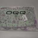 OQQ Women's 3 Piece Tank Tops Strappy Sleeveless Square Neck Stretch Tee Shirts Crop Camis (S)