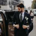 DiBanGu Mens Sequin Skinny Tie and Pocket Square Set,Shiny Solid Necktie Formal Satin Slim Ties for Party Wedding (Black)