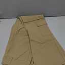 GINGTTO Mens Cargo Pants Slim Fit Stretch Skate Casual Pants for Men Boot Cut Streetwear Khaki Size 32