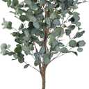 5FT Tall Faux Eucalyptus Tree, Artificial Plants with Realistic Trunk and Lifelike Leaves for Home Office Decor 5FT Fake Tree for Home House Office DÃ©cor