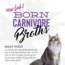 Tiki Cat Born Carnivore Broths, Duck & Chicken Recipe, Hydration and Flavor Supplement Cat Food Topper, 1.3 oz. Pouch (12 Count)