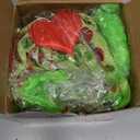 Red Green Christmas Tree Topper Bow 45"x13" Large Furry Bow Tree Topper Christmas Green Elf Decorations Furry Monster Elf Ornaments for Holiday Xmas Ornament Indoor Outdoor Decoration