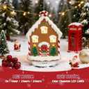 ARVIDSSON Christmas Essential Oil Diffuser, Gingerbread House Diffuser for Essential Oils, Ceramic Ultrasonic Oil Diffusers for Home, Holiday Aromatherpay Diffusers Gift for Women and Kids