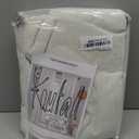 KOUFALL Extra Wide 70 Inch Linen Soundproof Blackout Curtains for Bedroom, Thermal Curtain for Winter Insulated, Black Out Curtains 84 Inch Long, Living Room Drapes 84 Length 2 Panel Set (Cream Beige)