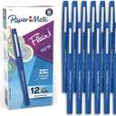 Paper Mate Flair Felt Tip Pens, Medium Point (0.7mm), Blue, 12 Count - Teacher Supplies, Arts & Crafts, Back to School