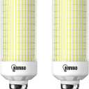 150W LED Corn Light Bulb 5000K Daylight 22500LM Led Corn Bulb E39/E40 Mogul Base Cob, 1500W Metal Halide HPS HID CFL Replace for Commercial Industrial Lighting Gyms Workshop Bay Light Fixture (2 Pack)