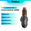 PhaetusxArkfly Conch Hotend for Adventurer 5M/5M Pro 43mm/s High Flow Extruder Quick-Detachable Nozzle Stable High-Speed Printing for AD5M Black