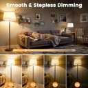 Brightever A19 LED Light Bulbs, 100 Watt Equivalent e26 dimmable led Bulb, Energy Efficient 12W, Soft White 2700K, 1100 Lumens, A19 LED Bulb for Bedroom Living Room Home Office Lamp, 8-Pack