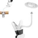 LONNKY Flexible Clamp Mount for TP-Link Tapo C200 C210 C220 Baby Monitor Camera, Adjustable Gooseneck Holder for Cribs, Bassinets, Shelves, No Tools or Drilling Required