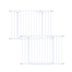 Cumbor 2 Pack 29.7-46" Baby Gate for Stairs, White