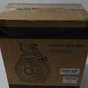 Retractable Garden Hose Reel, Portable Hose Reel, 45+5FT with 10 Patterns Spray Nozzle, Adapts to standard US hose plugs, 50FT Hose Reel for Garden Watering Car Washing Pet -Green