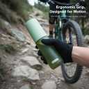 Water Filter Bottle Compact Leak-Proof : BPA-Free Plastic with Replacement Filter for Camping Hiking Clean Water (Blue, 27, ounces)