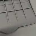 BFONS XL Silicone Faucet Handle Drip Catcher Tray, Gray, 18.1in x 5.7in x 0.79in