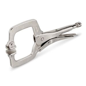1 Pcs Locking C Clamp Set, Locking Pliers with Fixed and Swivel Pads 11 Inch, Metal Tools Welding Clamps for Home Farm 