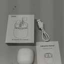 Jxrev Wireless Earbuds, Bluetooth 5.4 Headphones in Ear with Noise Cancelling Mic, Earbuds Stereo Bass, IP7 Waterproof Sports Earphones, 32H Playtime USB C Charging Buds White for Android iOS