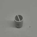  White Marble Toothbrush Holder | Small Toothbrush & Toothpaste Organizer | Blanc Collection
